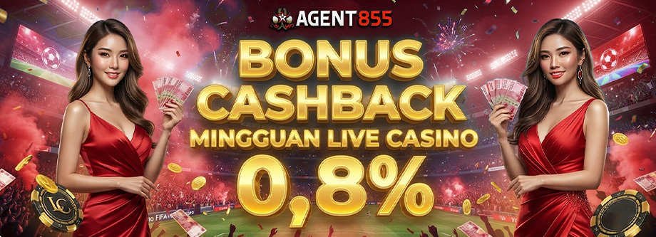 Komisi Live casino 0,8%